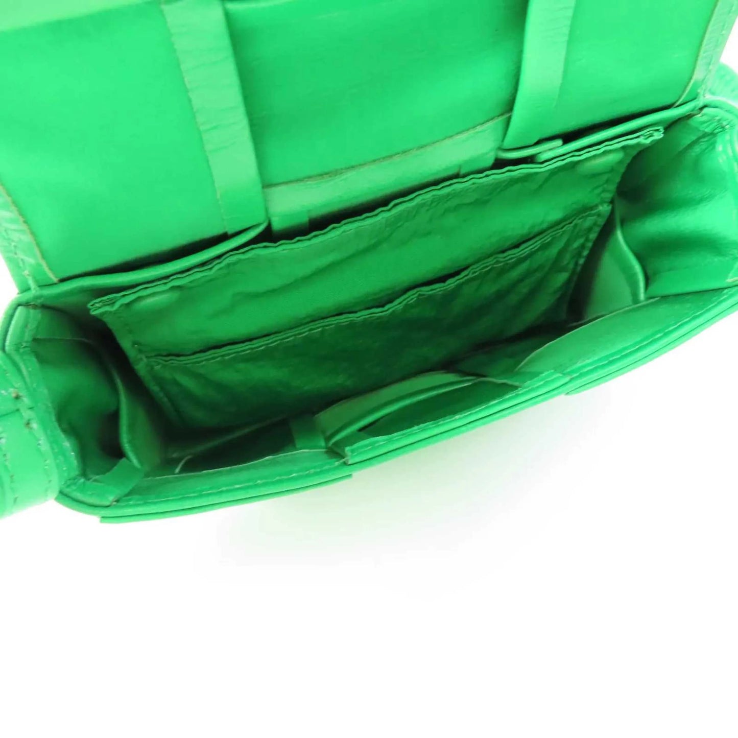 Bottega Veneta Candy Cassette Maxi Intrecciato Leather, Green, Leather, Crossbody Bag