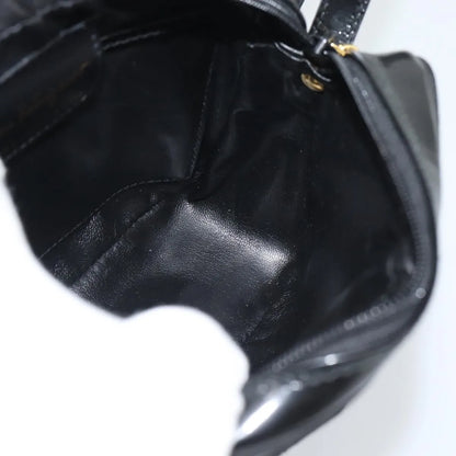 Salvatore Ferragamo Vala Patent Leather, Black, Patent Leather, Shoulder Bag