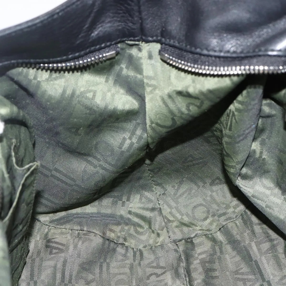 Salvatore Ferragamo Gancini Patent Leather, Black, Patent Leather, Handbag