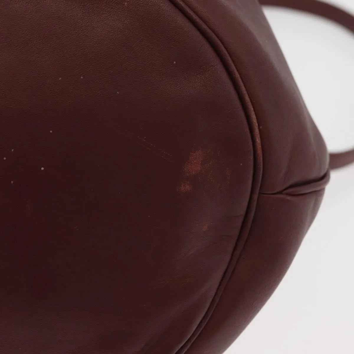 cartier Must de cartier Leather, Burgundy, Leather, Shoulder Bag