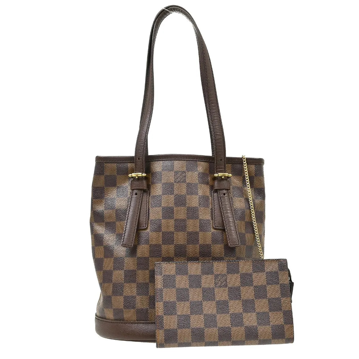 Louis Vuitton Marais Damier, Brown, Canvas, Tote Bag