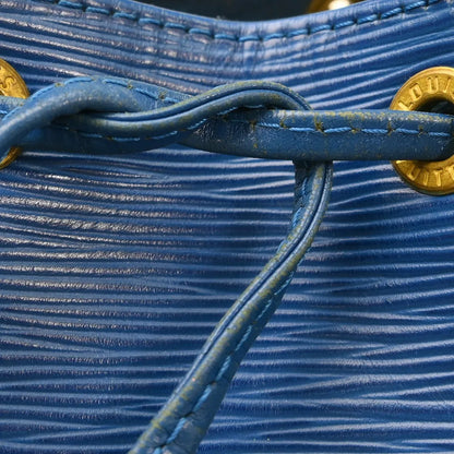 Louis Vuitton Noe Epi Leather, Blue, Leather, Shoulder Bag