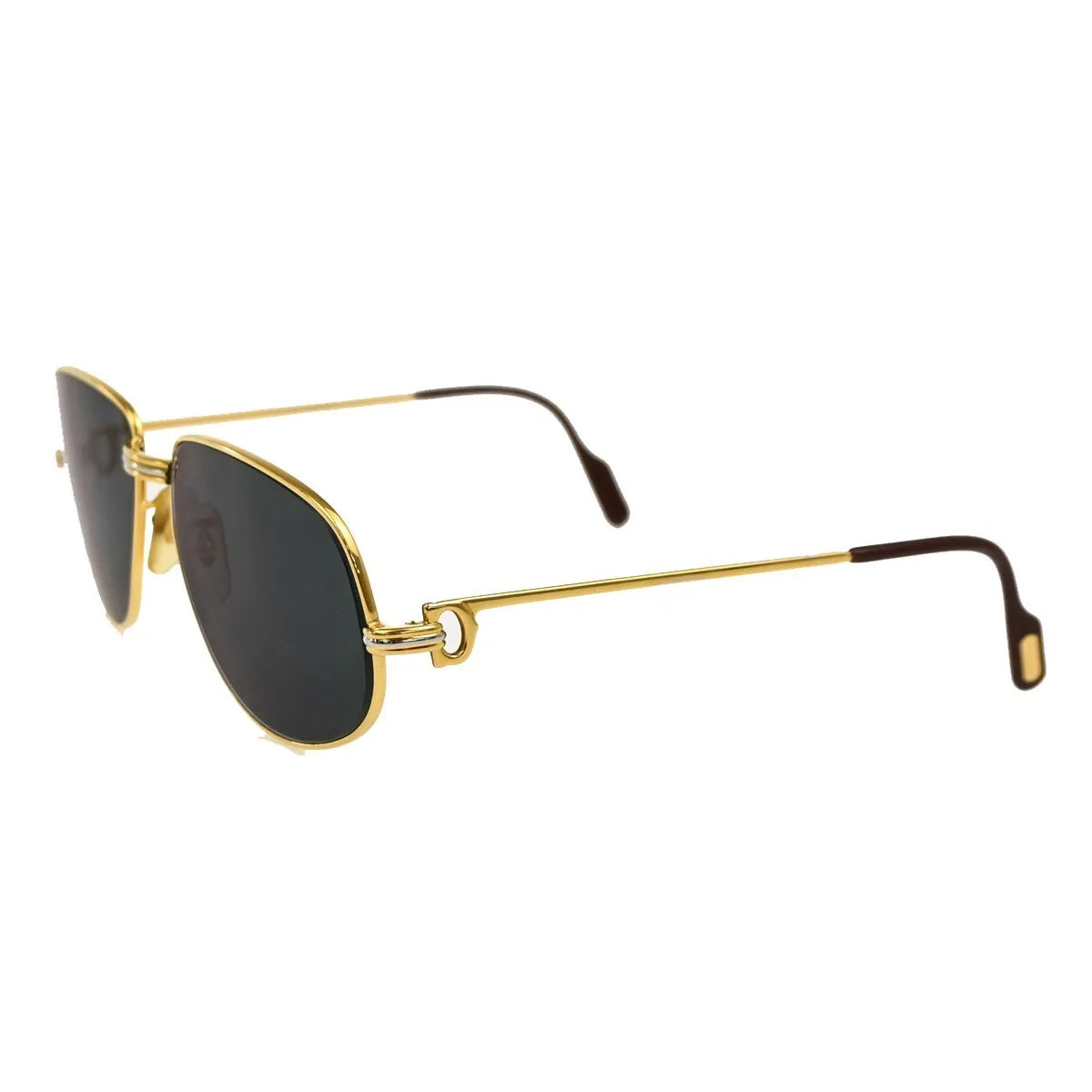 Cartier Romance Metal, Gold, Metal, Sunglasses