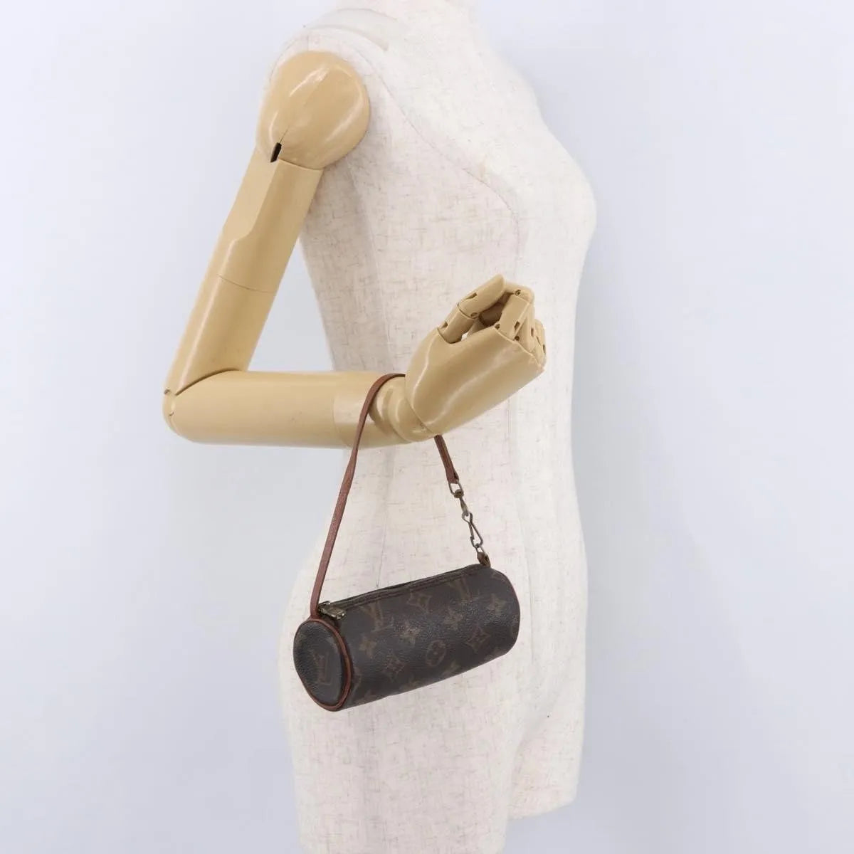 Louis Vuitton Papillon Pochette Monogram Canvas, Brown, Canvas, Clutch