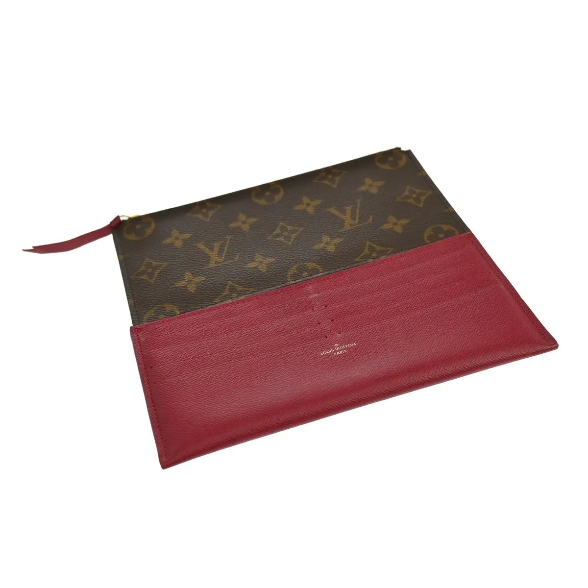 Louis Vuitton Pochette Felicie Monogram, Brown, Canvas, Clutch