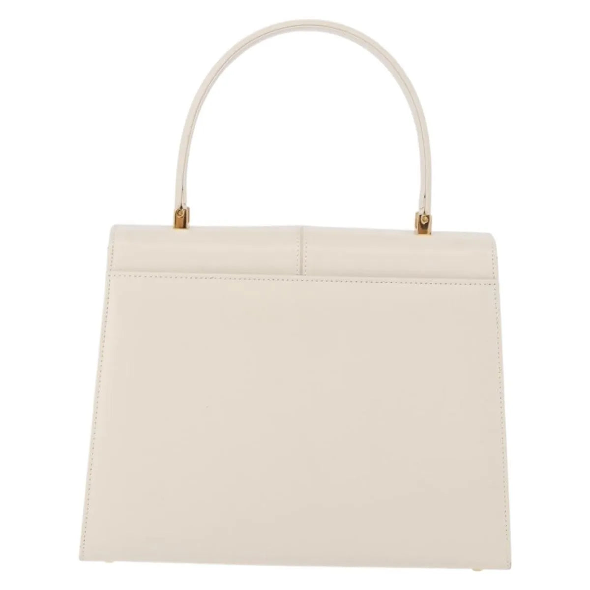 Saint Laurent Vintage handbag Leather, White, Leather, Handbag