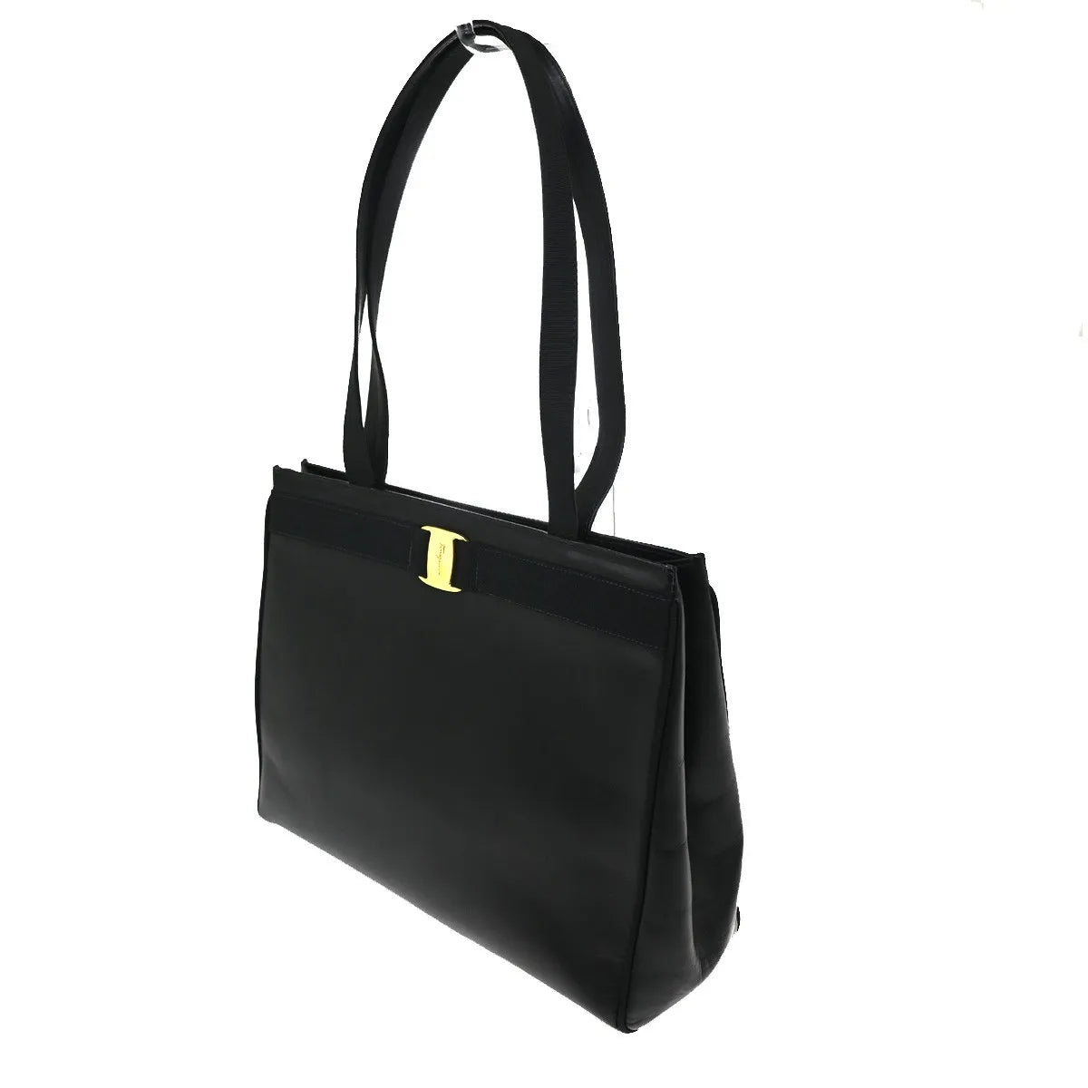 Salvatore Ferragamo Vala tote Leather, Black, Leather, Tote Bag