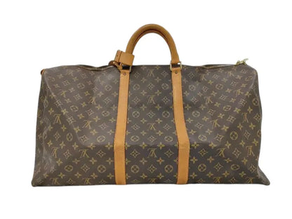Louis Vuitton Keepall Monogram Canvas, Brown, Canvas, Travel Bag