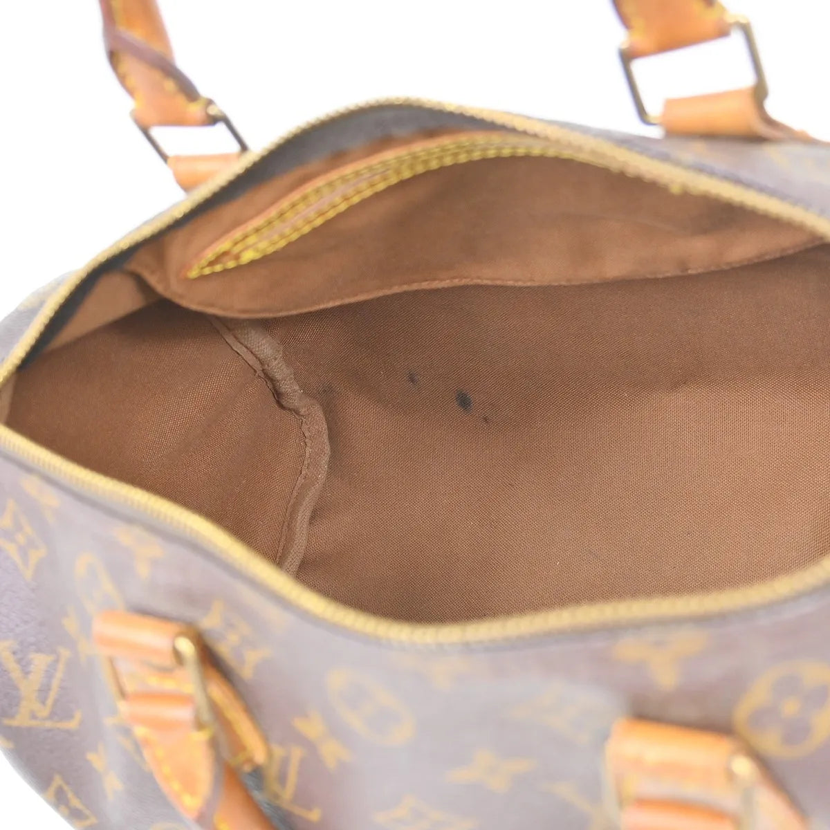 Louis Vuitton Speedy Monogram Canvas, Brown, Canvas, Handbag