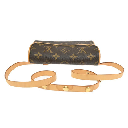 Louis Vuitton Florentine Waist Monogram Canvas, Brown, Canvas, Clutch