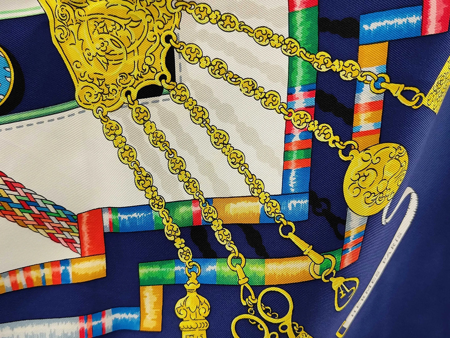 Hermes Carré 90 Silk multicolor, Multicolour, Silk, Scarf