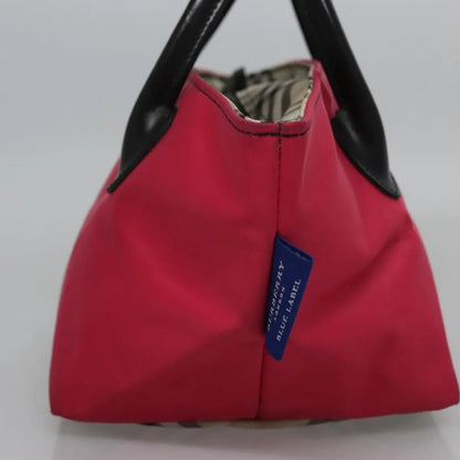 Burberry Blue Label Nylon, Pink, Nylon, Tote Bag