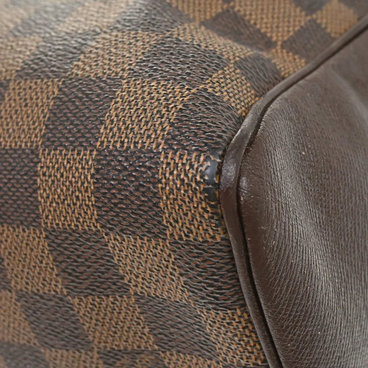 Louis Vuitton Brera Damier, Brown, Canvas, Handbag