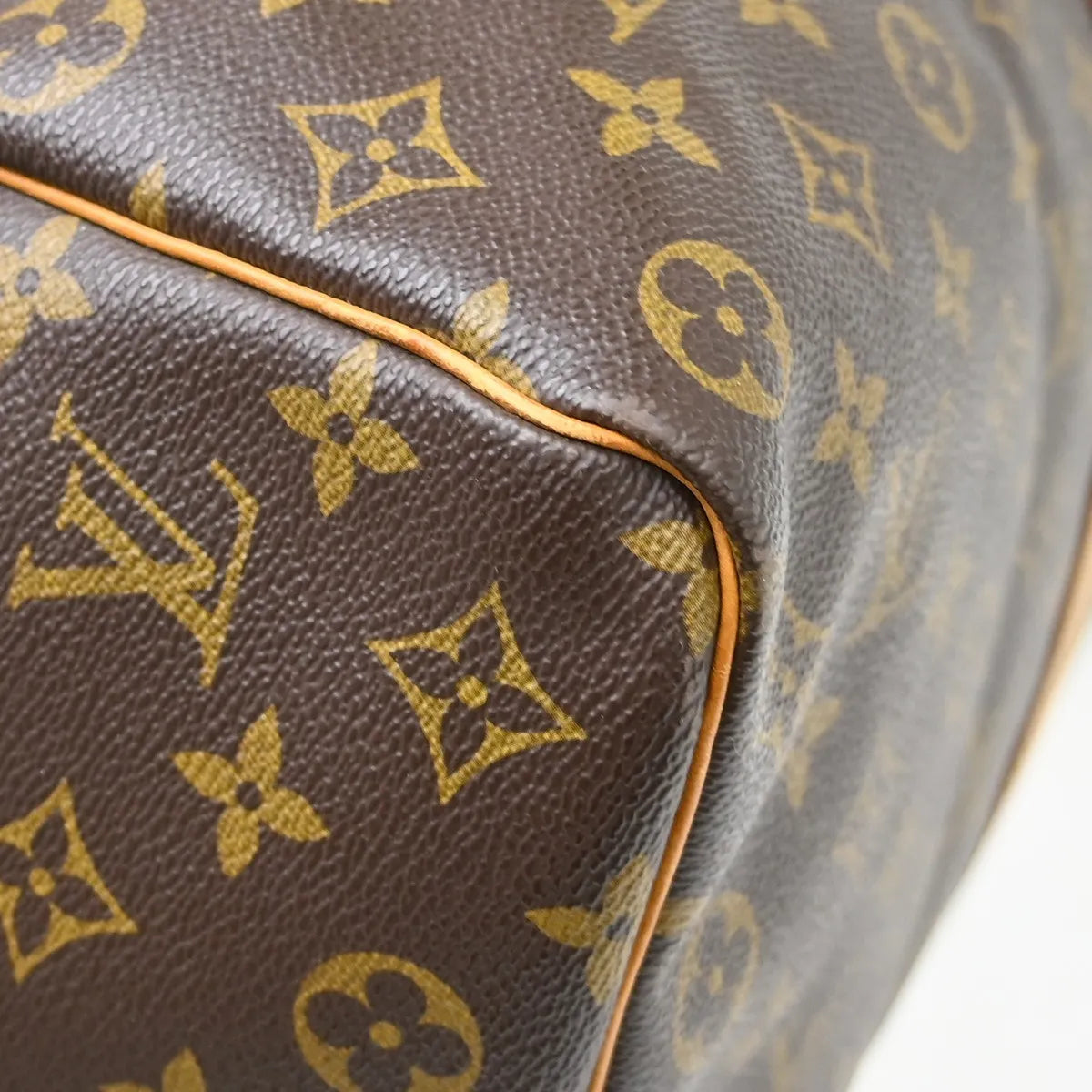 Louis Vuitton Keepall Monogram, Brown, Canvas, Travel Bag