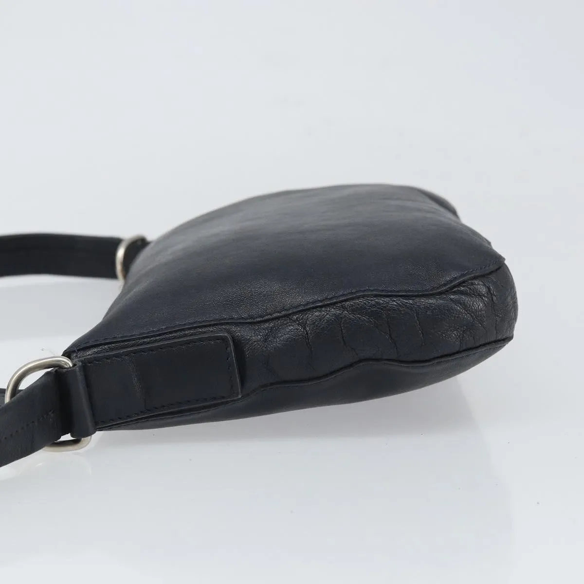 Celine Vintage Leather, Navy, Leather, Shoulder Bag