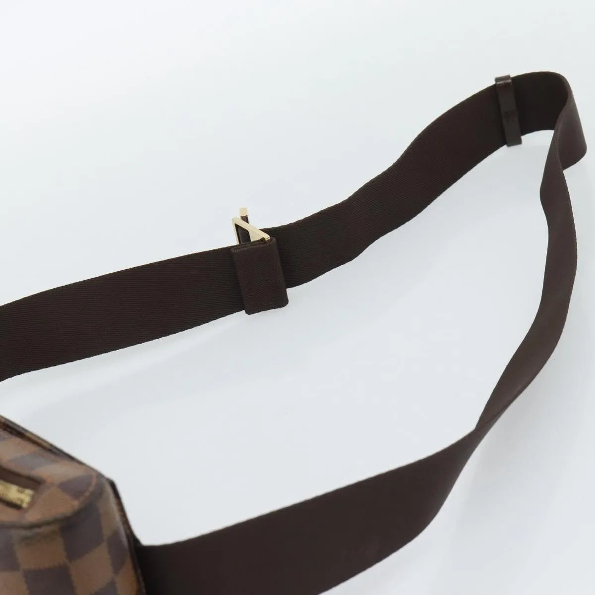 Louis Vuitton Geronimos Waist Damier, Brown, Canvas, Shoulder Bag