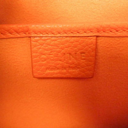 Celine Multicolor Luggage Leather, Orange, Leather, Handbag