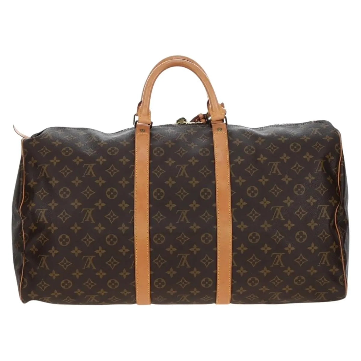 Louis Vuitton Keepall Monogram Canvas, Brown, Canvas, Travel Bag