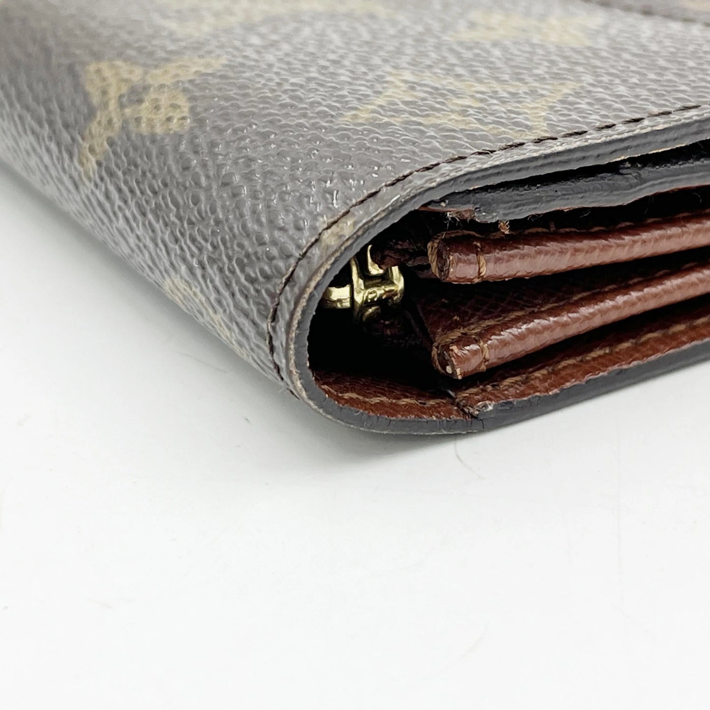 Louis Vuitton Portefeuille Sarah Monogram Canvas, Brown, Canvas, Wallet