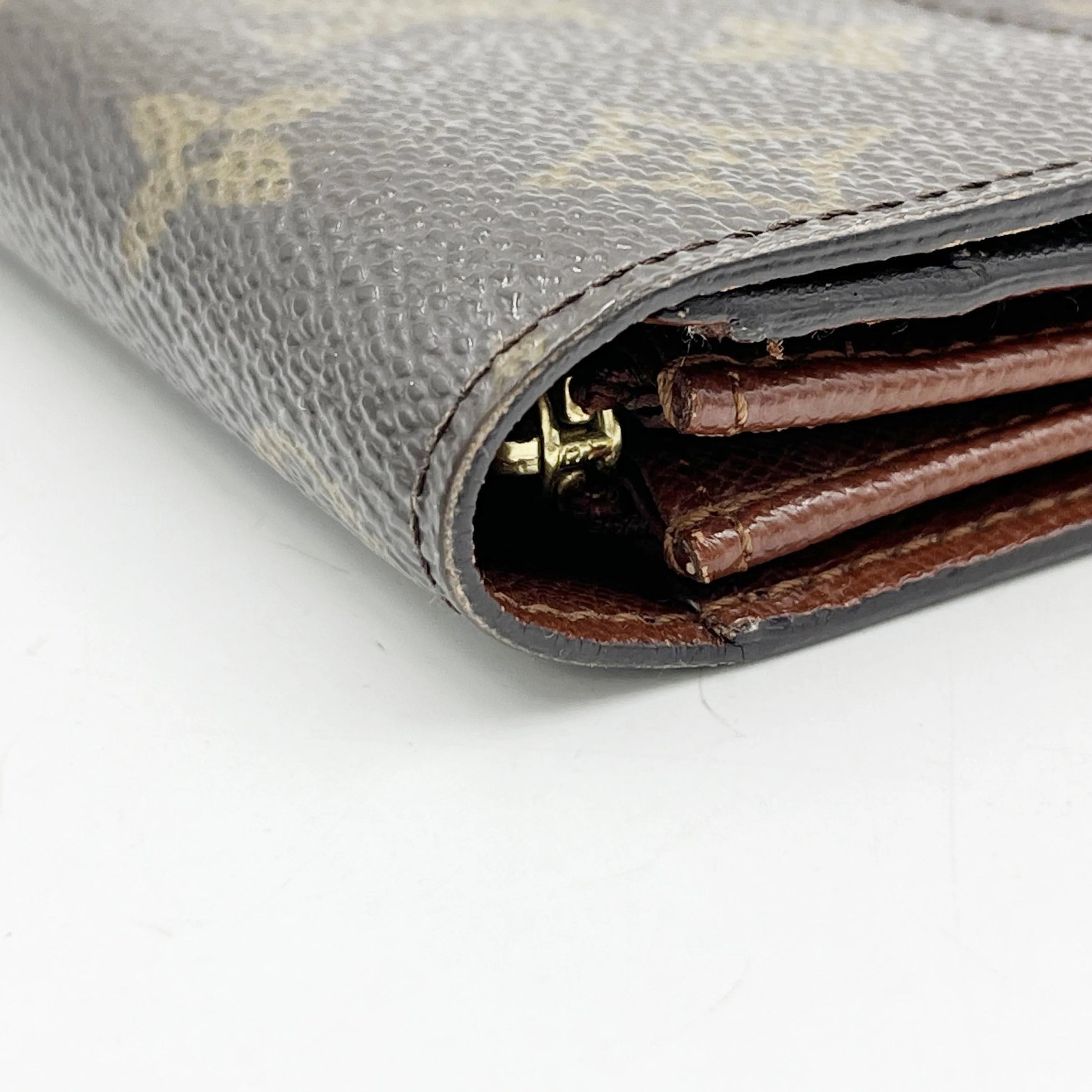 Louis Vuitton Portefeuille Sarah Monogram Canvas, Brown, Canvas, Wallet