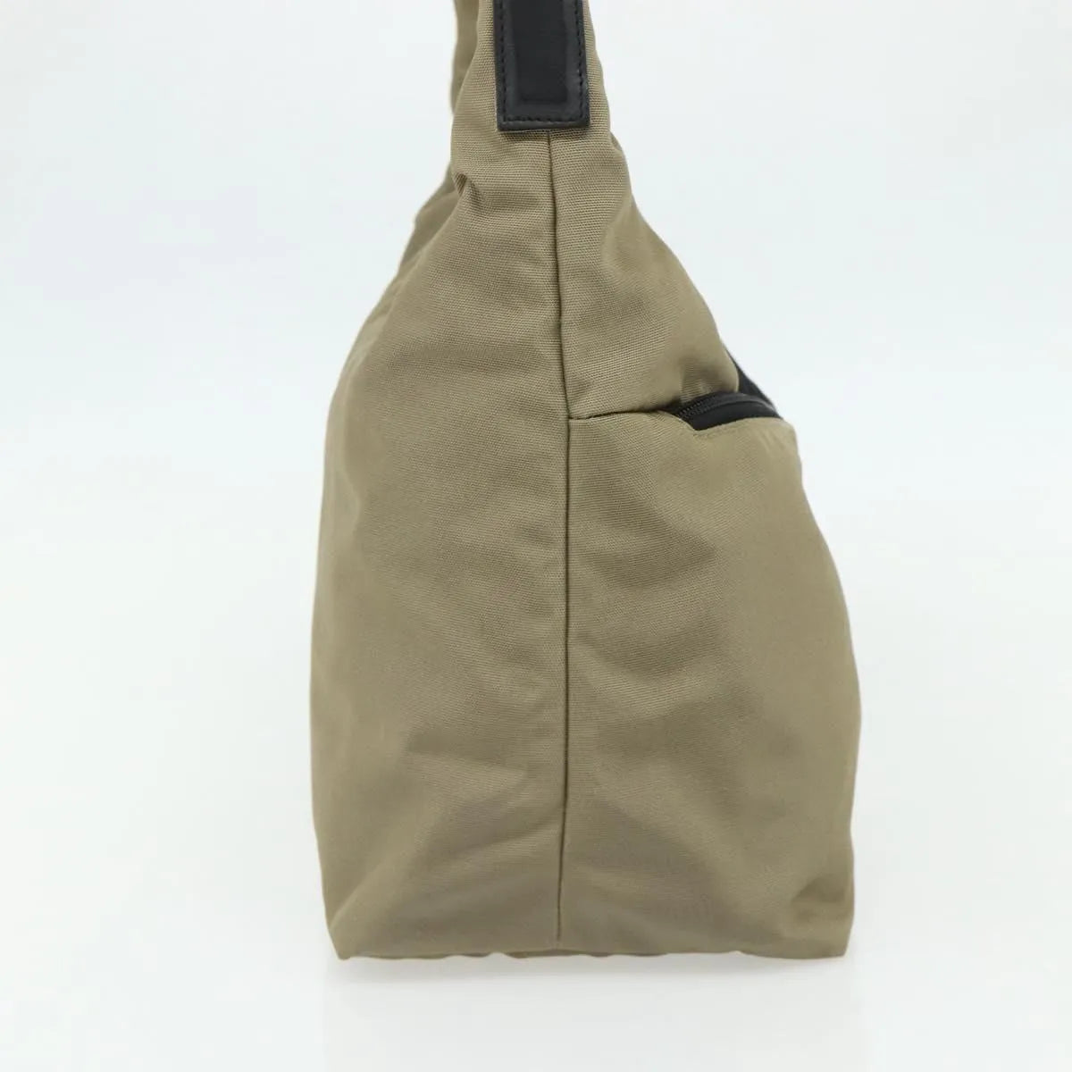 Gucci Double Pocket Hobo Nylon, Beige, Nylon, Shoulder Bag
