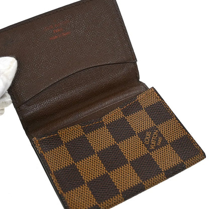 Louis Vuitton Bifold Damier, Brown, Canvas, Wallet