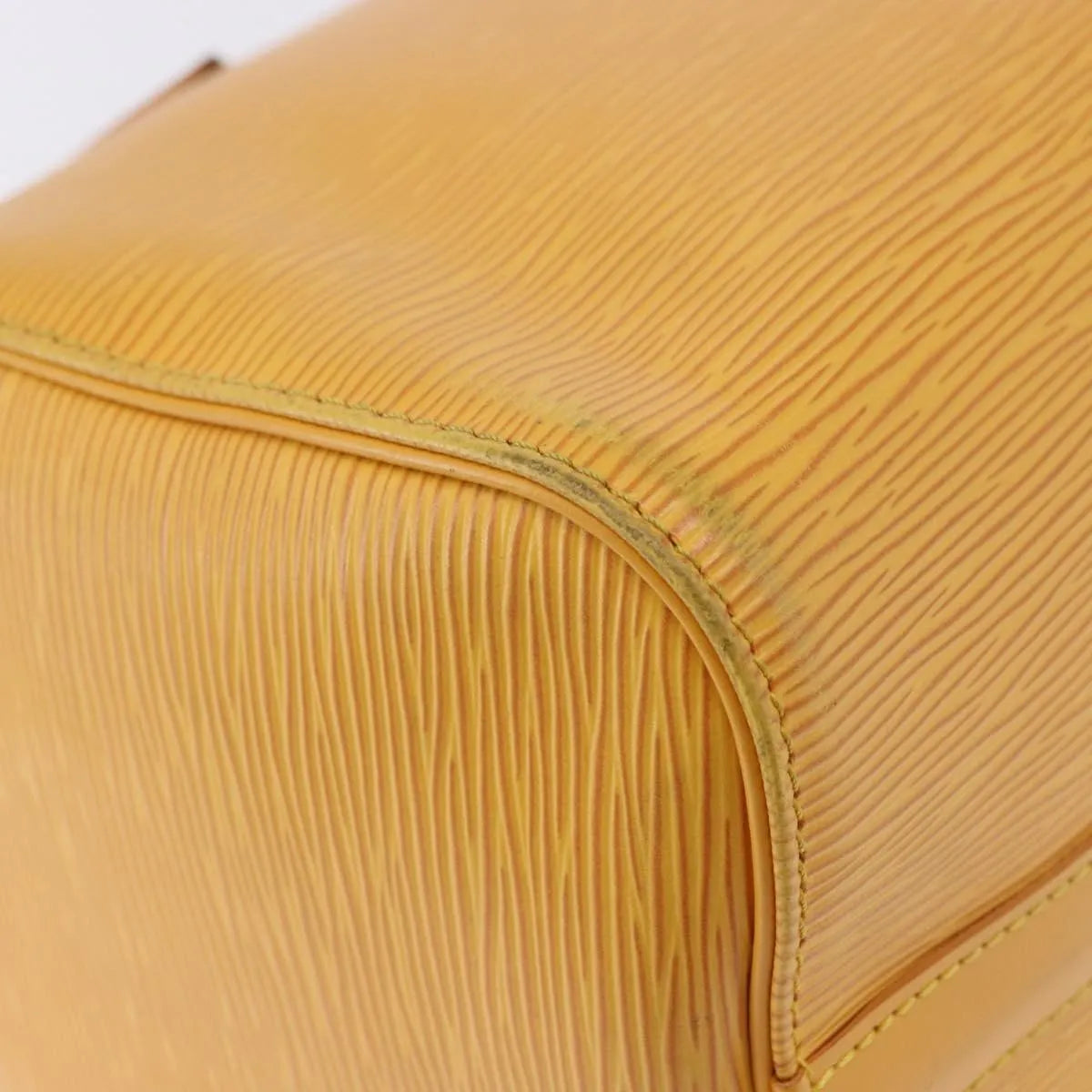 Louis Vuitton Speedy Epi, Yellow, Leather, Handbag