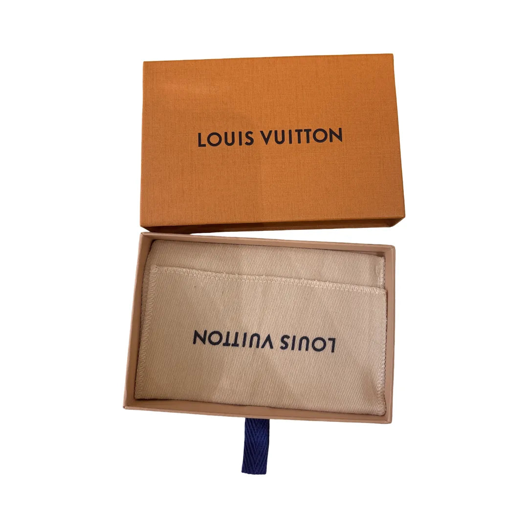 Louis Vuitton Compact Monogram Etoile, Orange, Cotton, Wallet