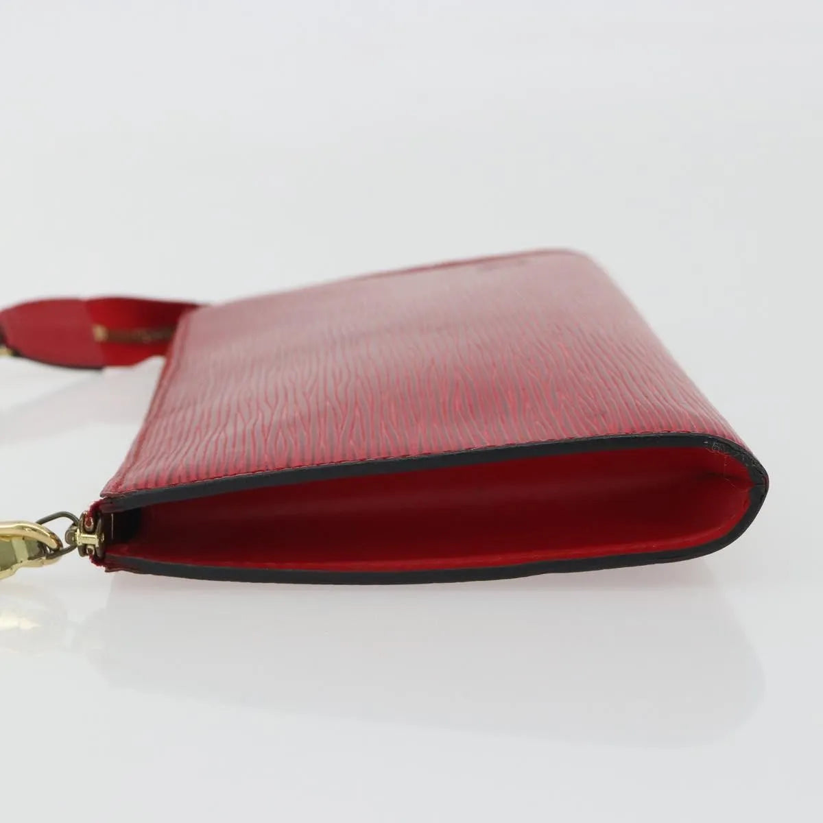 Louis Vuitton Pochette Accessoires Epi, Red, Leather, Clutch
