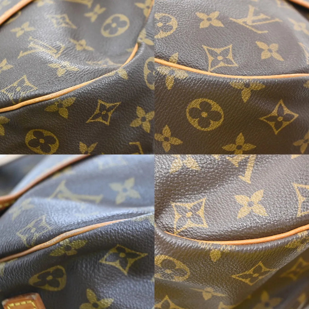 Louis Vuitton Saumur Monogram Canvas, Brown, Canvas, Shoulder Bag