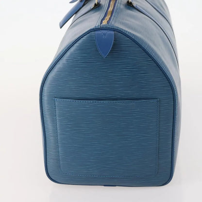 Louis Vuitton Keepall Epi Leather, Blue, Leather, Travel Bag