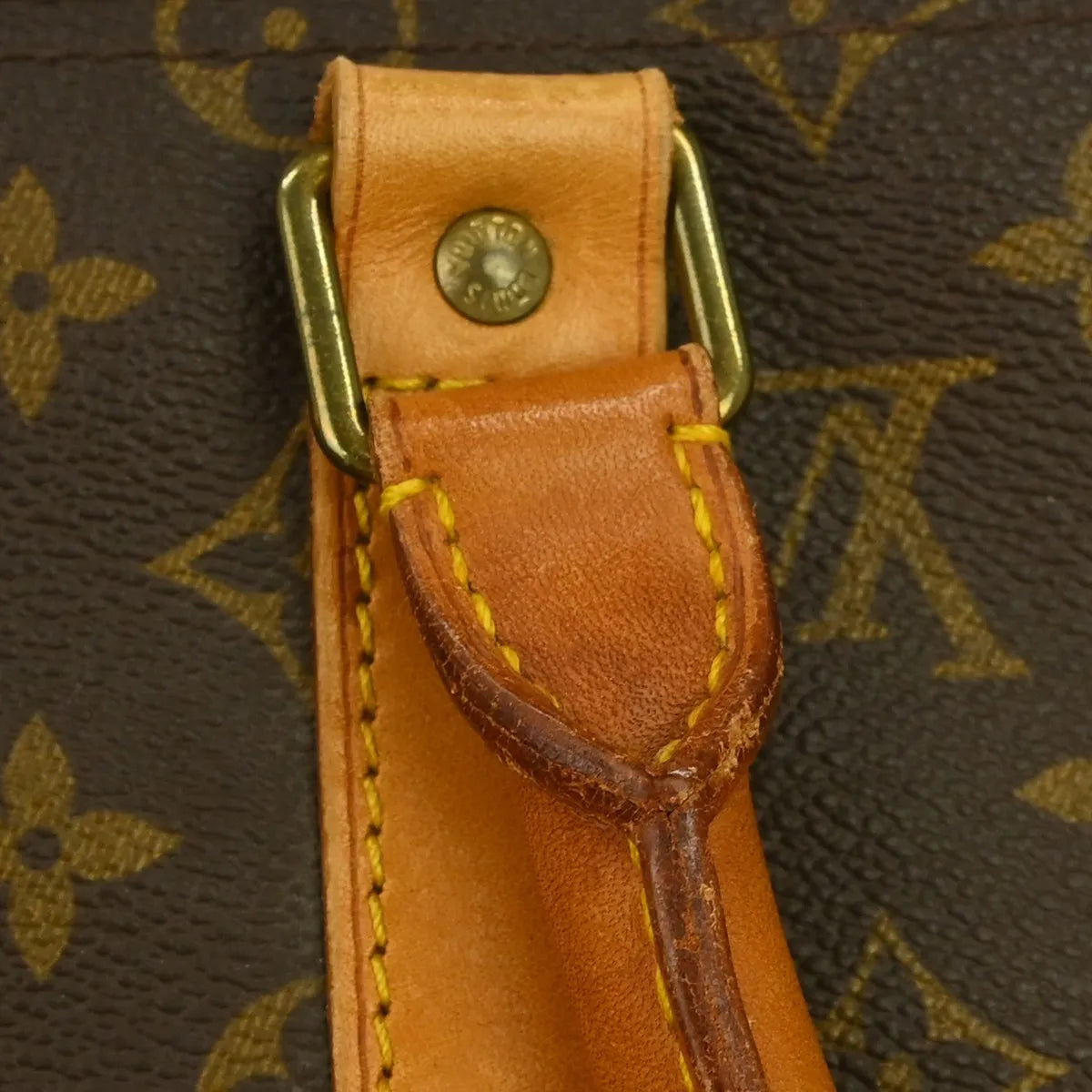 Louis Vuitton Keepall Monogram, Brown, Canvas, Travel Bag