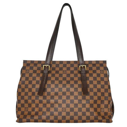 Louis Vuitton Chelsea Damier, Brown, Canvas, Tote Bag
