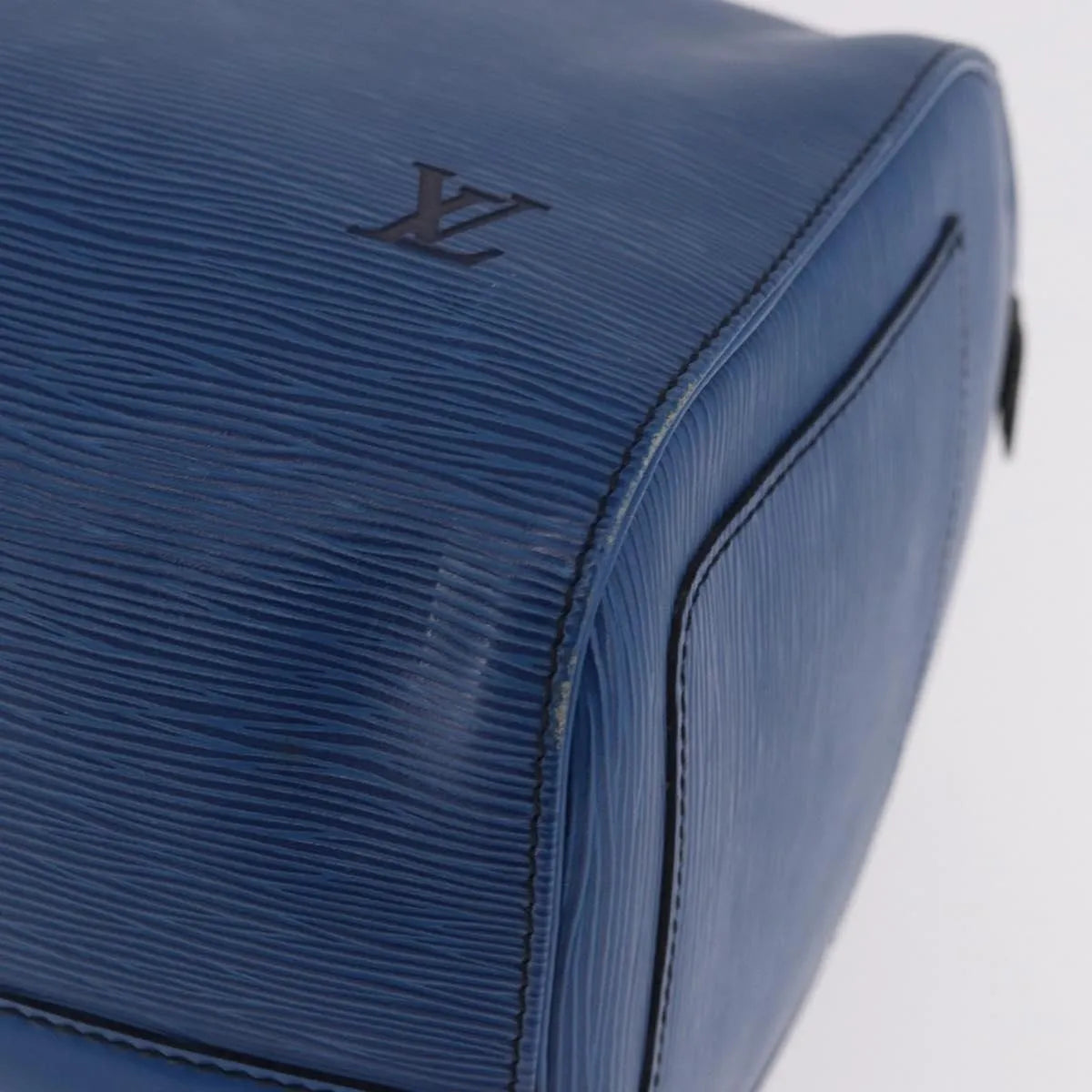 Louis Vuitton Keepall Epi Leather, Blue, Leather, Travel Bag