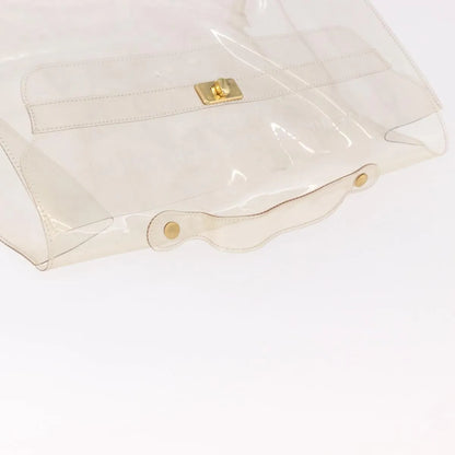 Hermes Kelly Vinyl, Clear, Plastic, Handbag