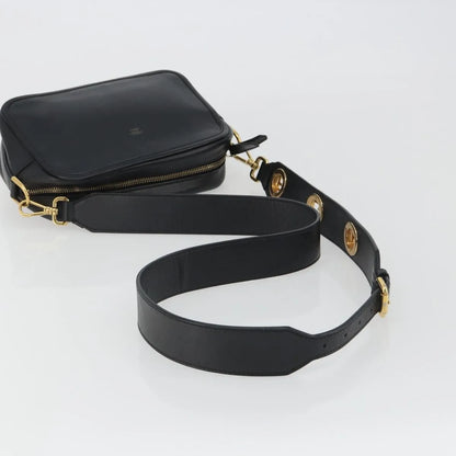 Fendi F is Fendi Camera Leather, Navy, Leather, Shoulder Bag
