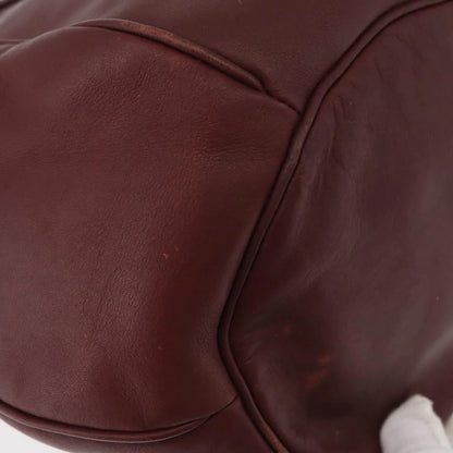 cartier Must de cartier Leather, Burgundy, Leather, Shoulder Bag