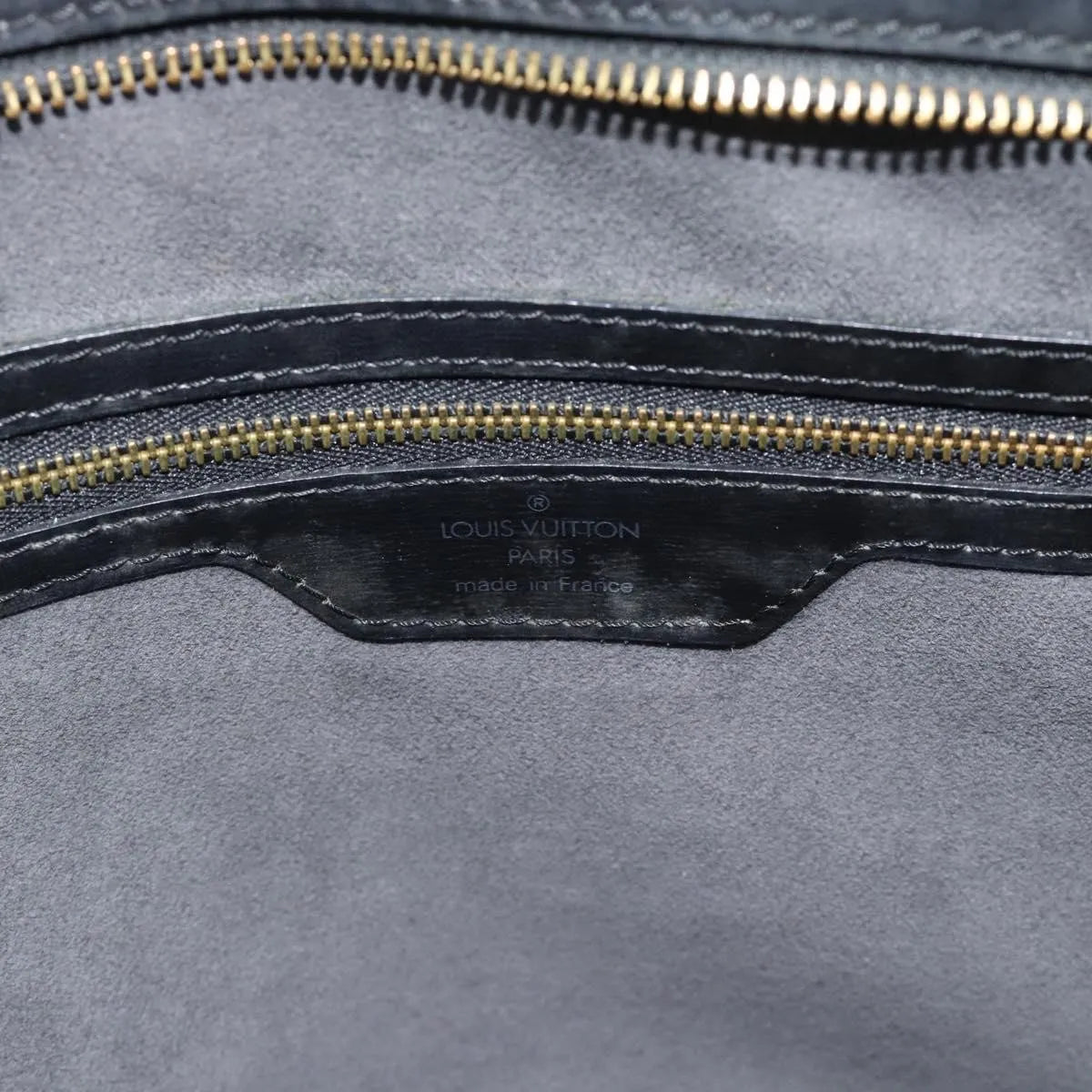 Louis Vuitton Saint Jacques Epi Leather, Black, Leather, Shoulder Bag