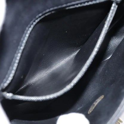 Chanel Vintage CC Flap Waist Quilted Leather, Black, Leather, Clutch