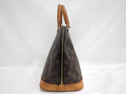 Louis Vuitton Vintage Alma Monogram Canvas, Brown, Canvas, Handbag