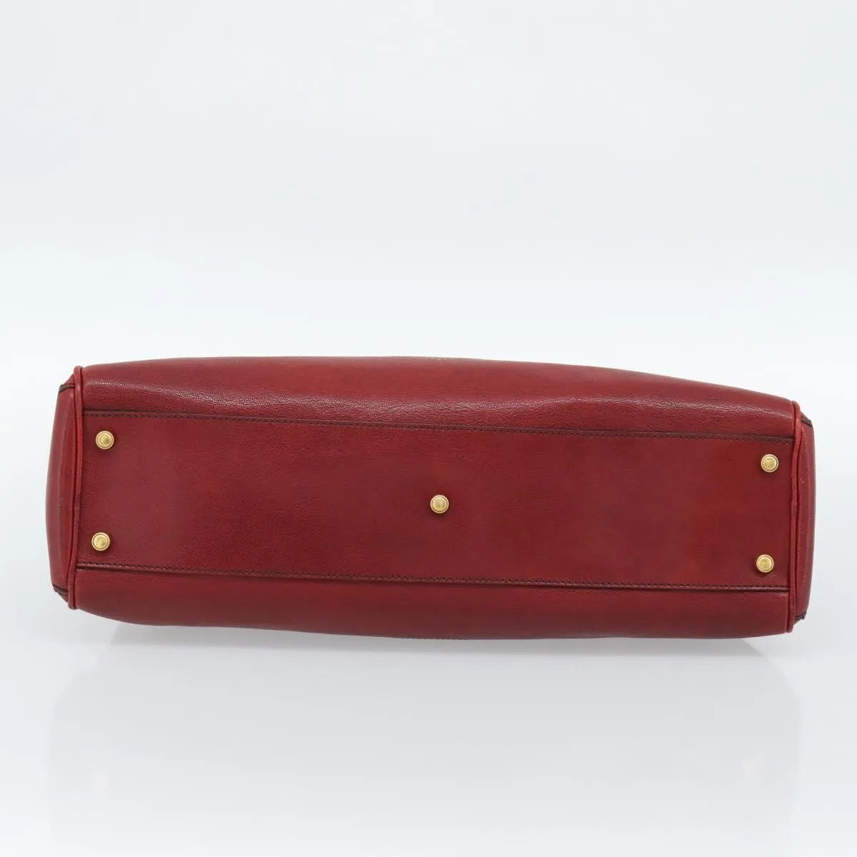 Cartier Marcello Leather, Red, Leather, Handbag