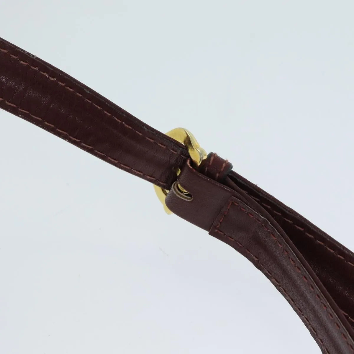 cartier Vintage must de Cartier Suede, Burgundy, Suede, Shoulder Bag