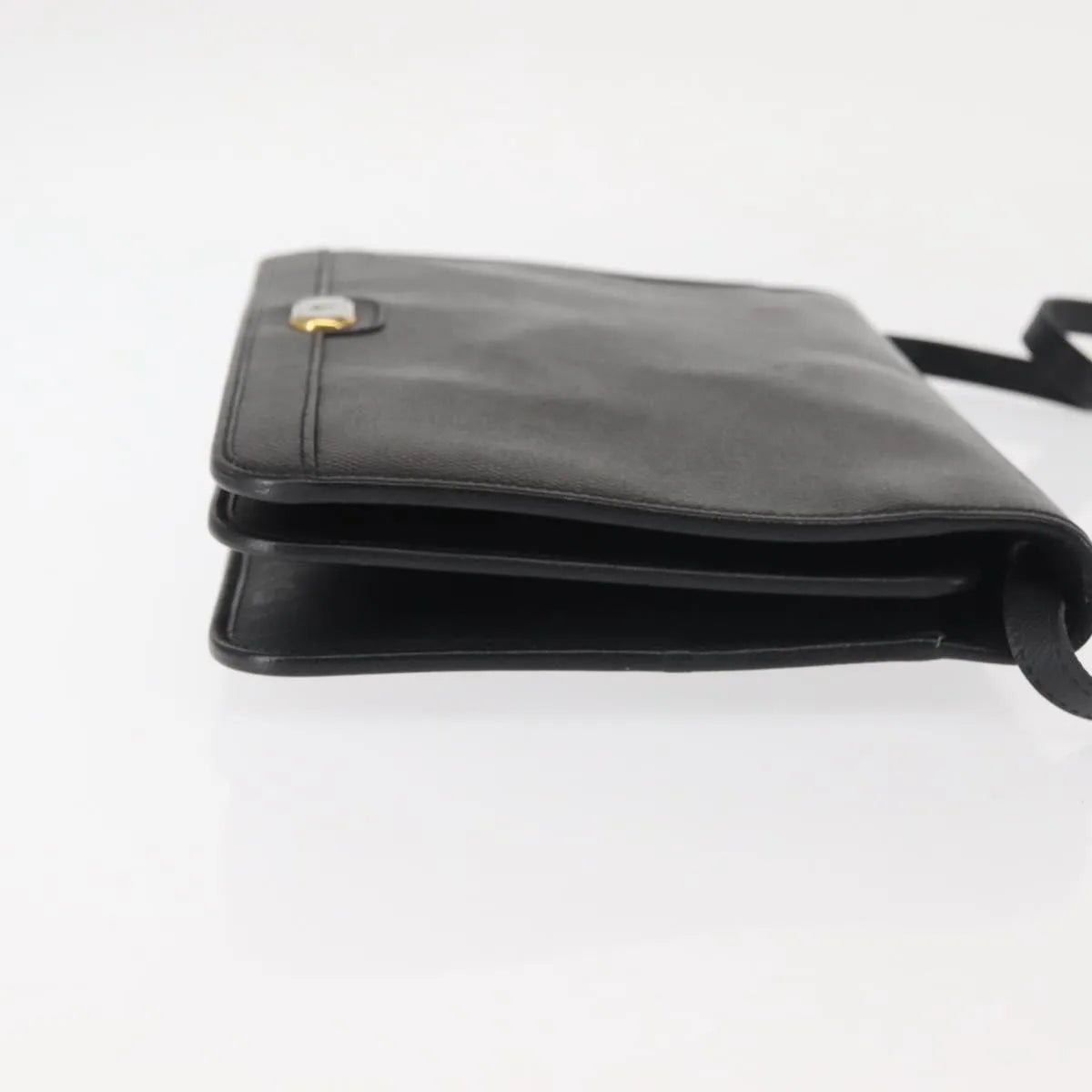 Christian Dior Vintage Leather, Black, Leather, Shoulder Bag