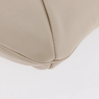 Saint Laurent Vintage handbag Leather, Beige, Leather, Handbag