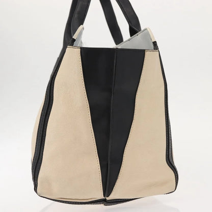 Chloe Alison East West Tote Leather, Beige, Leather, Tote Bag