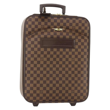 Louis Vuitton Pegase Business Luggage Damier, Black, Canvas, Travel Bag