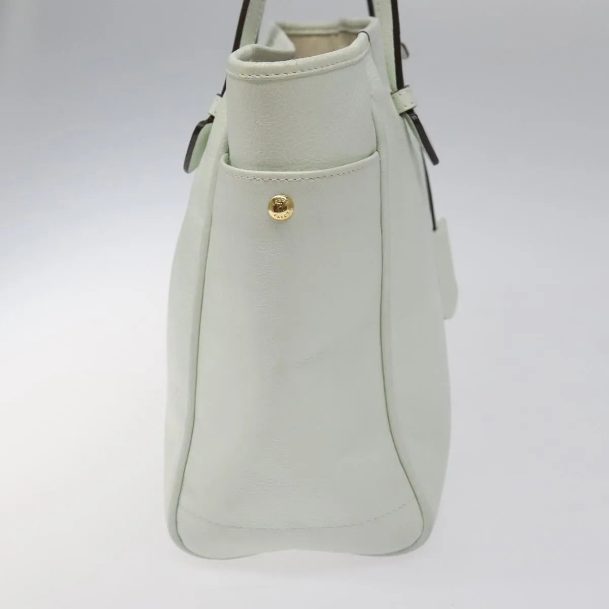 Loewe Heritage Tote Leather, White, Leather, Tote Bag