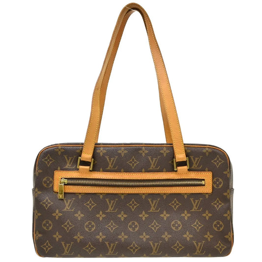 Louis Vuitton Cite Monogram Canvas, Brown, Canvas, Shoulder Bag