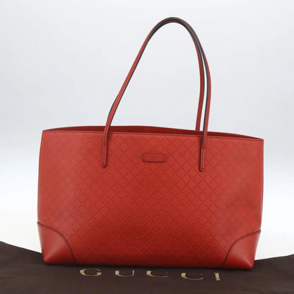 Gucci Bright Tote Diamante Leather, Red, Leather, Tote Bag