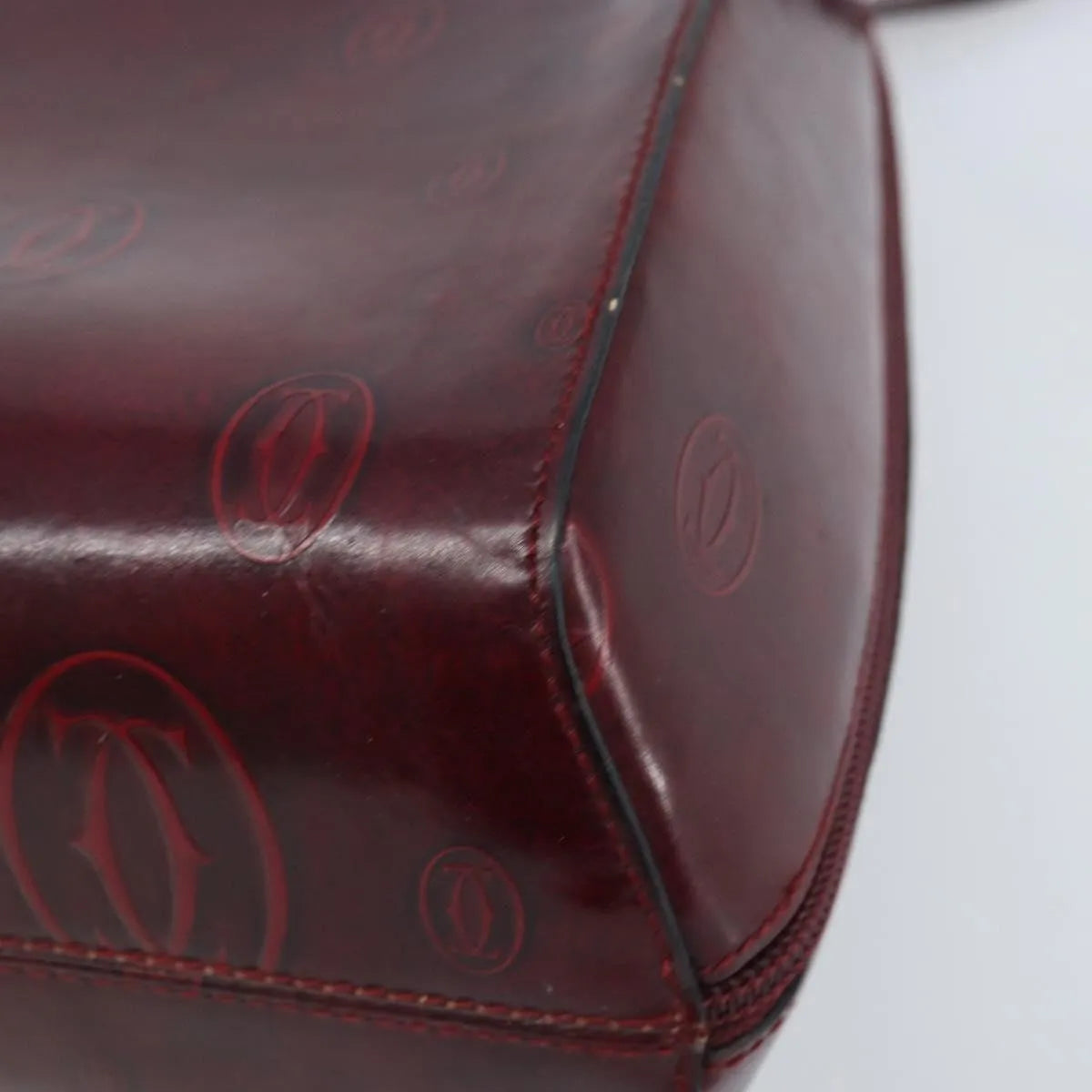 cartier Happy birthday Patent leather, Burgundy, Patent Leather, Backpack